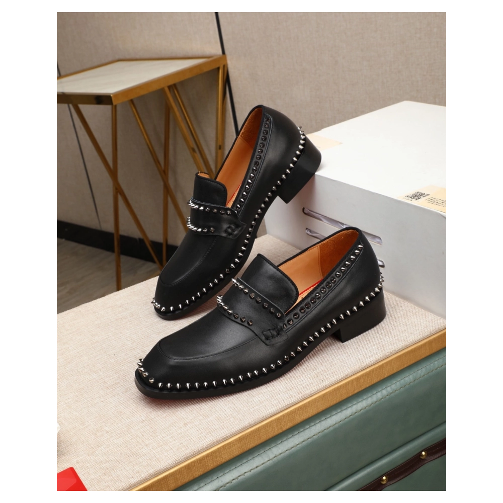 Christian Louboutin leather shoes 076,Oxfords,Christian Louboutin Sneakers,Luxury Shoes