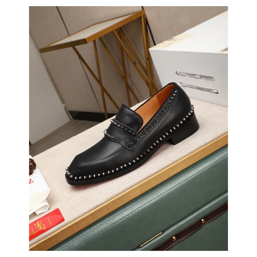 Christian Louboutin leather shoes 076,Oxfords,Christian Louboutin Sneakers,Luxury Shoes
