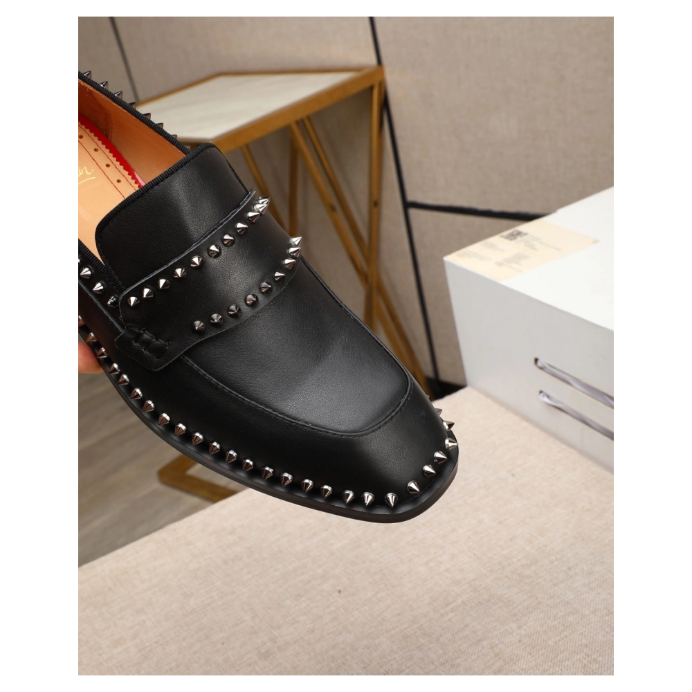Christian Louboutin leather shoes 076,Oxfords,Christian Louboutin Sneakers,Luxury Shoes