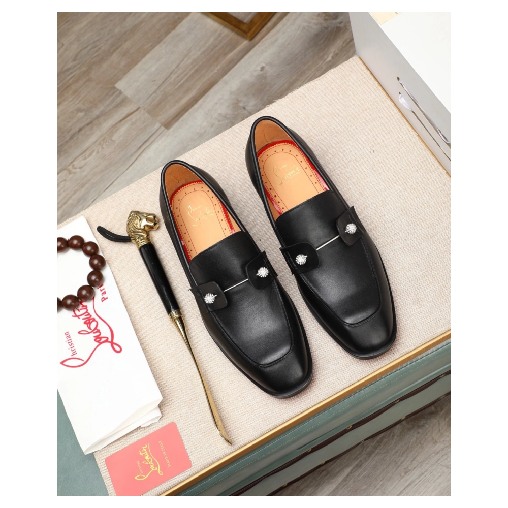 Christian Louboutin leather shoes 077,Oxfords,Christian Louboutin Sneakers,Luxury Shoes