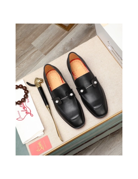 Christian Louboutin leather shoes 077,Oxfords,Christian Louboutin Sneakers,Luxury Shoes