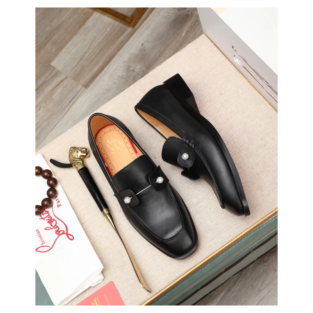 Christian Louboutin leather shoes 077,Oxfords,Christian Louboutin Sneakers,Luxury Shoes