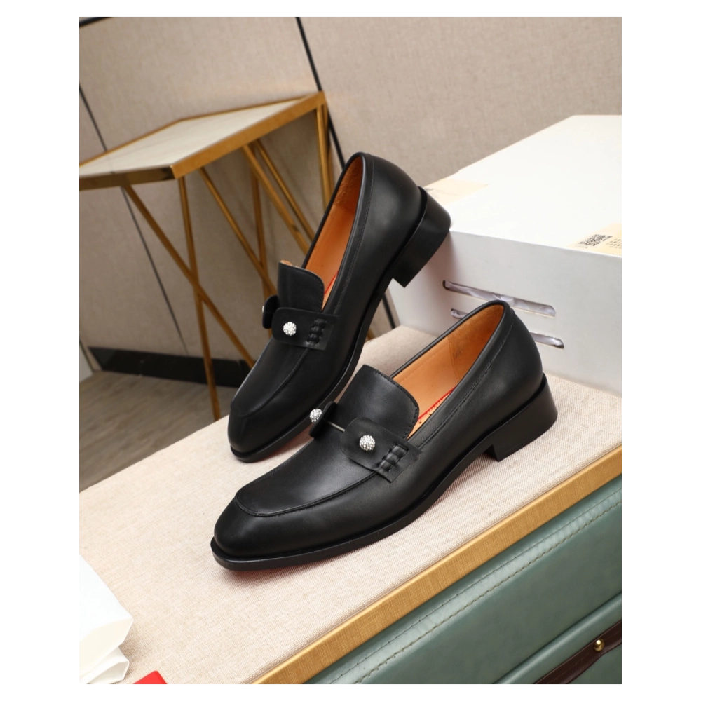 Christian Louboutin leather shoes 077,Oxfords,Christian Louboutin Sneakers,Luxury Shoes