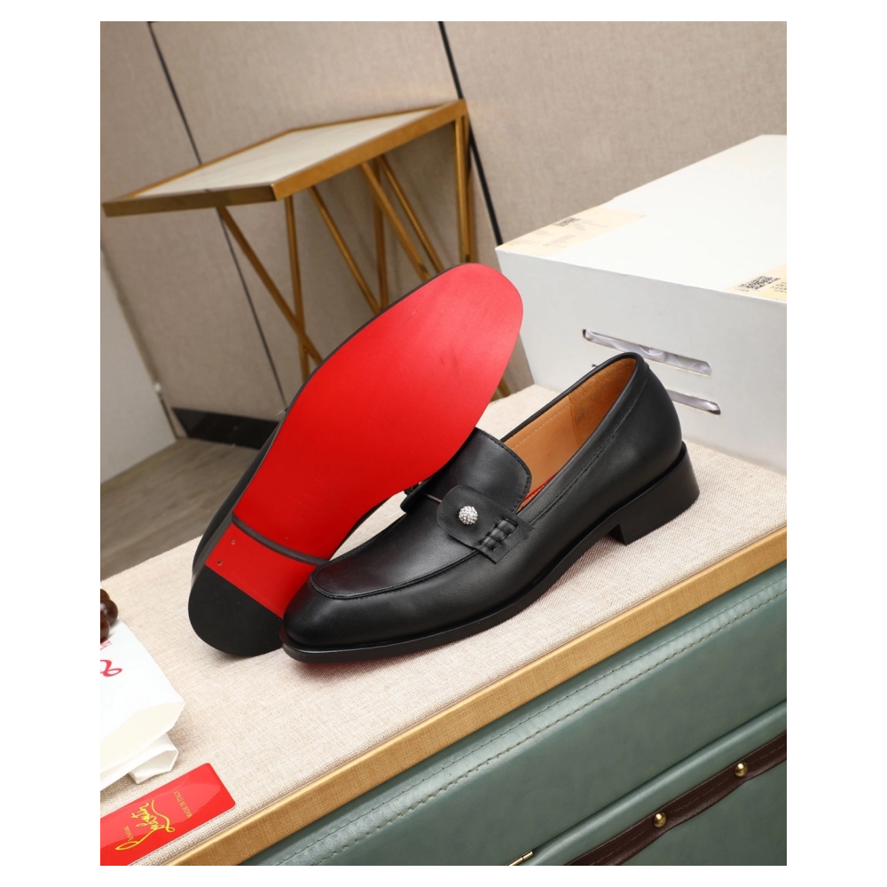 Christian Louboutin leather shoes 077,Oxfords,Christian Louboutin Sneakers,Luxury Shoes