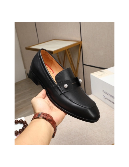 Christian Louboutin leather shoes 077,Oxfords,Christian Louboutin Sneakers,Luxury Shoes