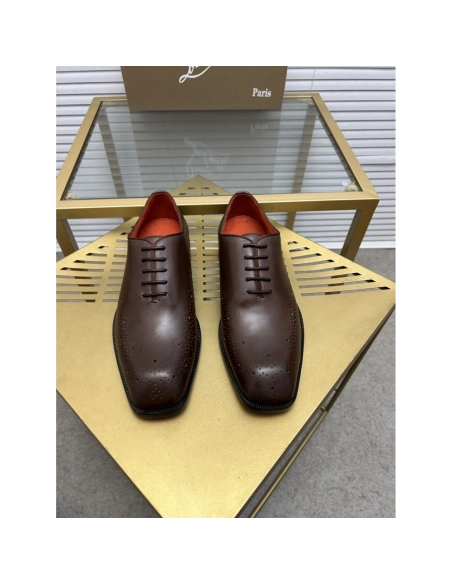 Christian Louboutin leather shoes 084,Oxfords,Christian Louboutin Sneakers,Luxury Shoes