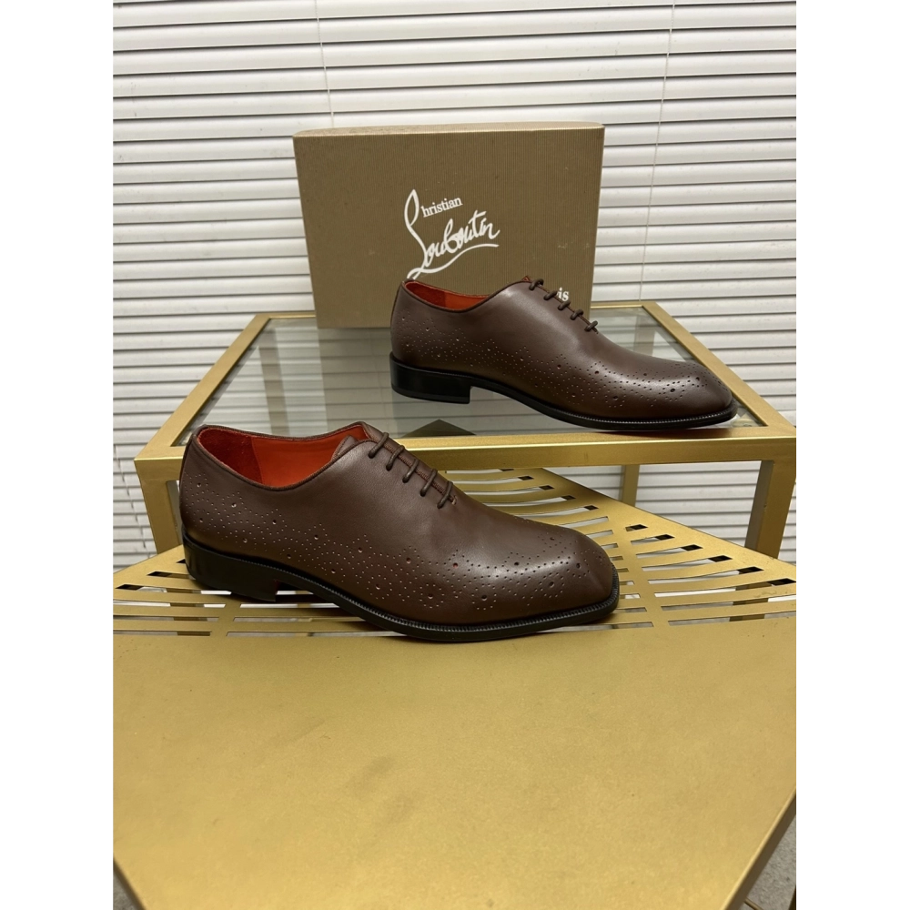 Christian Louboutin leather shoes 084,Oxfords,Christian Louboutin Sneakers,Luxury Shoes