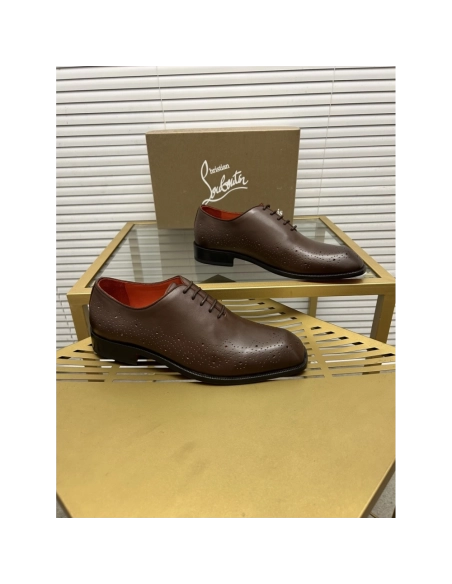 Christian Louboutin leather shoes 084,Oxfords,Christian Louboutin Sneakers,Luxury Shoes