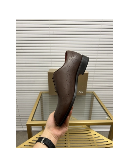 Christian Louboutin leather shoes 084,Oxfords,Christian Louboutin Sneakers,Luxury Shoes