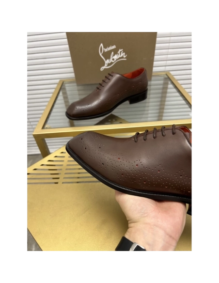 Christian Louboutin leather shoes 084,Oxfords,Christian Louboutin Sneakers,Luxury Shoes