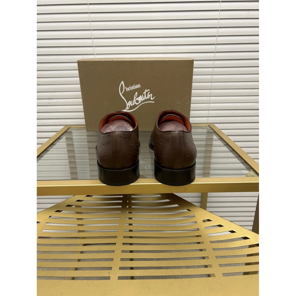 Christian Louboutin leather shoes 084,Oxfords,Christian Louboutin Sneakers,Luxury Shoes