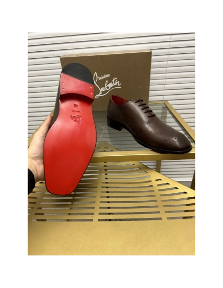 Christian Louboutin leather shoes 084,Oxfords,Christian Louboutin Sneakers,Luxury Shoes