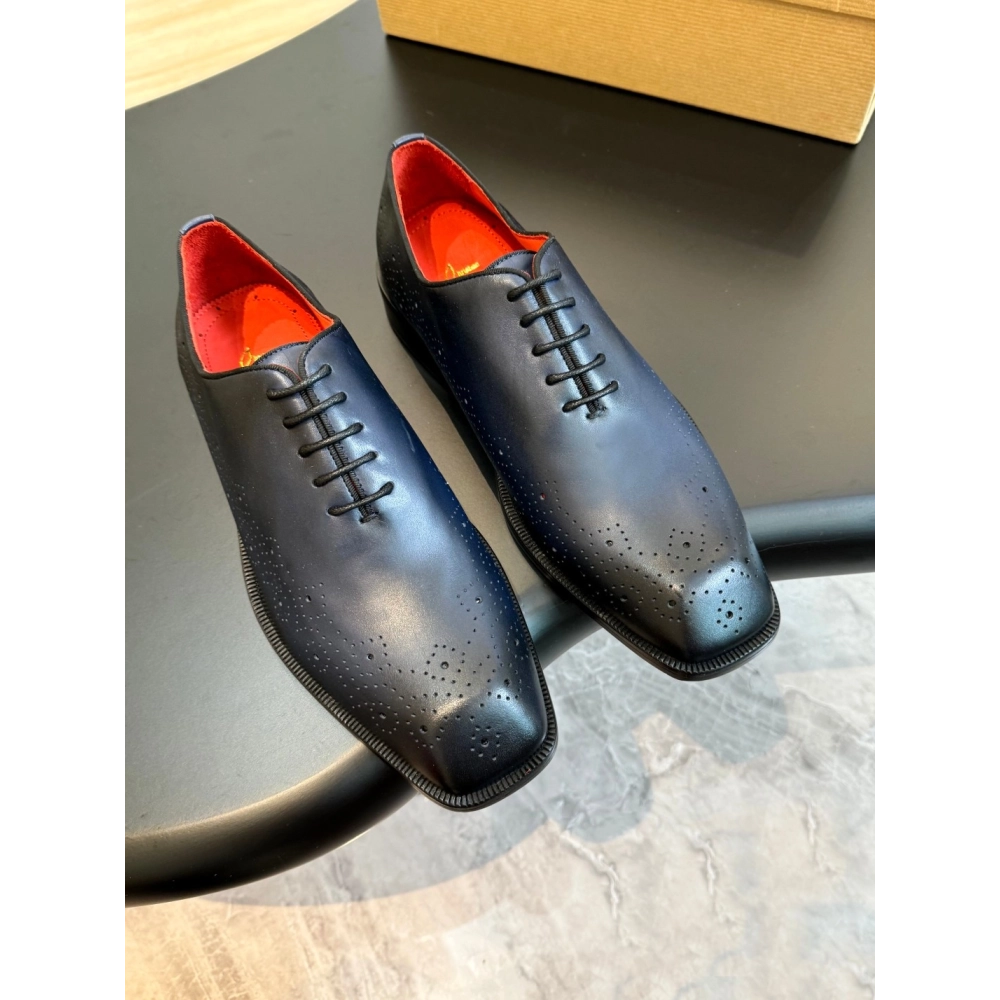 Christian Louboutin leather shoes 085,Oxfords,Christian Louboutin Sneakers,Luxury Shoes