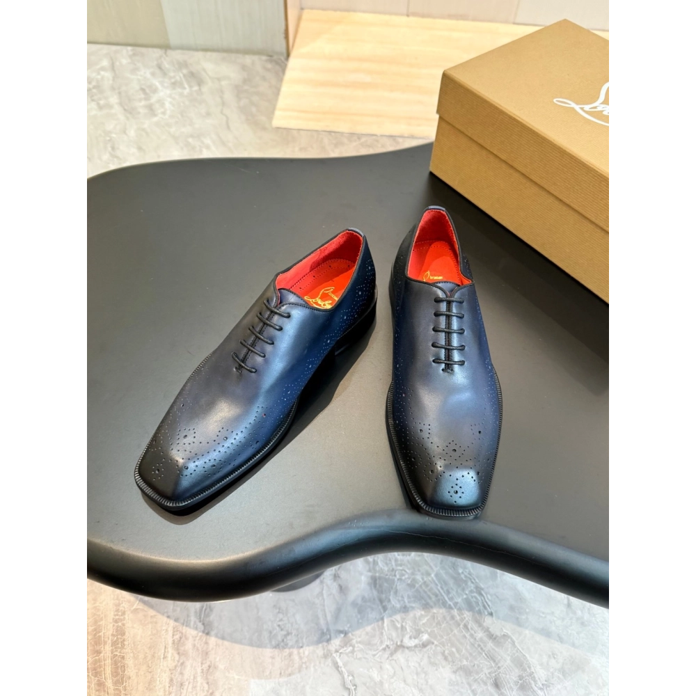 Christian Louboutin leather shoes 085,Oxfords,Christian Louboutin Sneakers,Luxury Shoes