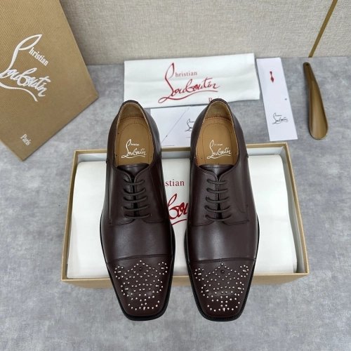 Christian Louboutin leather shoes 082,Oxfords,Christian Louboutin Sneakers,Luxury Shoes