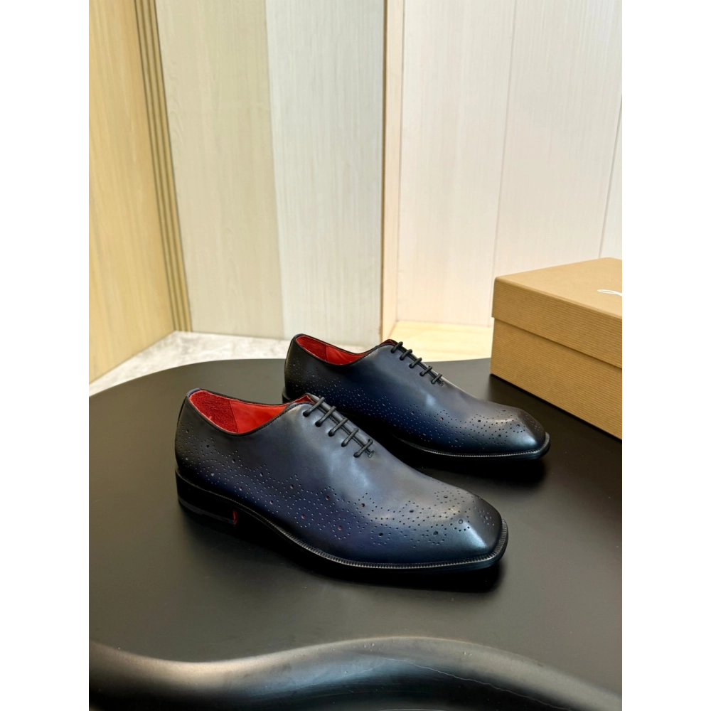 Christian Louboutin leather shoes 085,Oxfords,Christian Louboutin Sneakers,Luxury Shoes