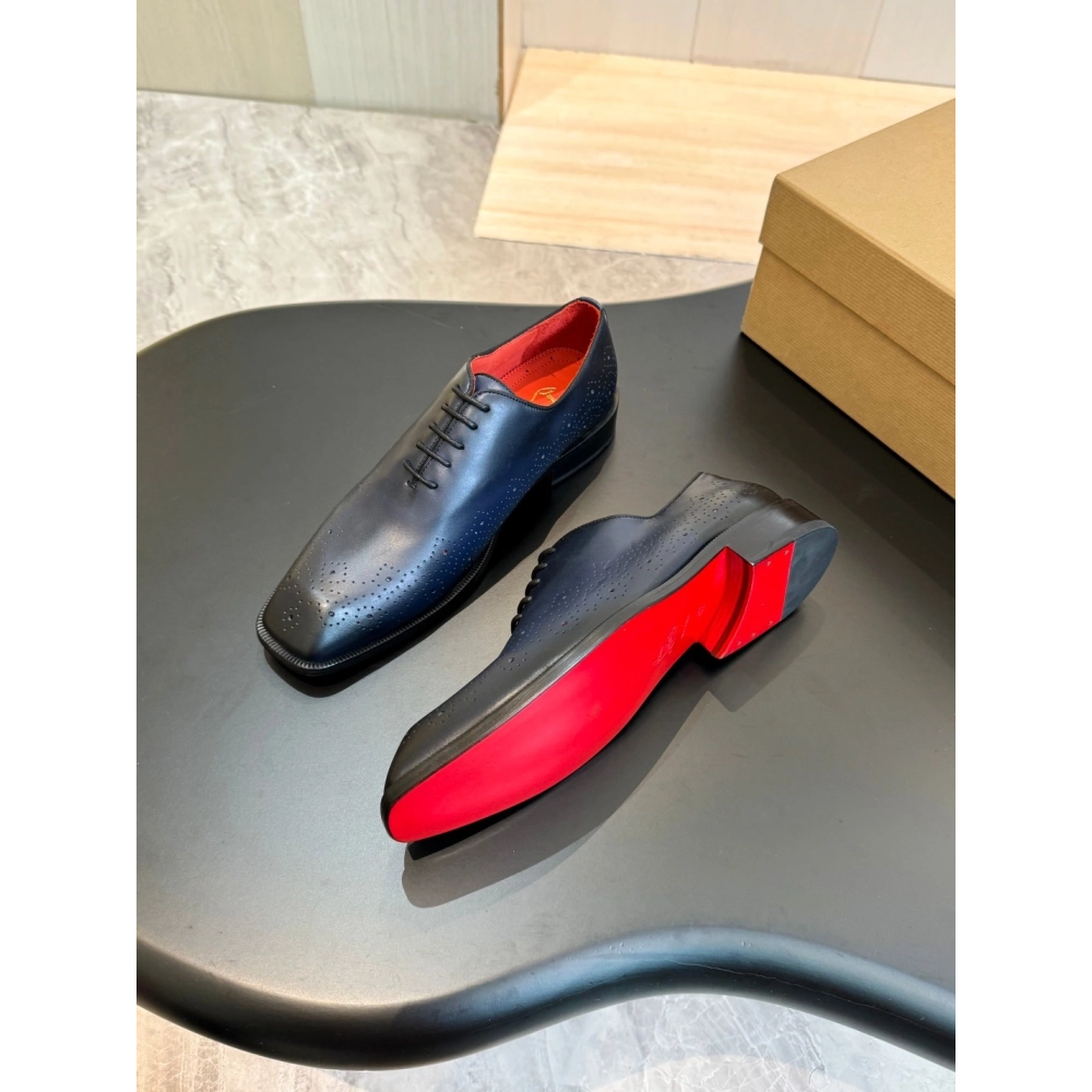 Christian Louboutin leather shoes 085,Oxfords,Christian Louboutin Sneakers,Luxury Shoes