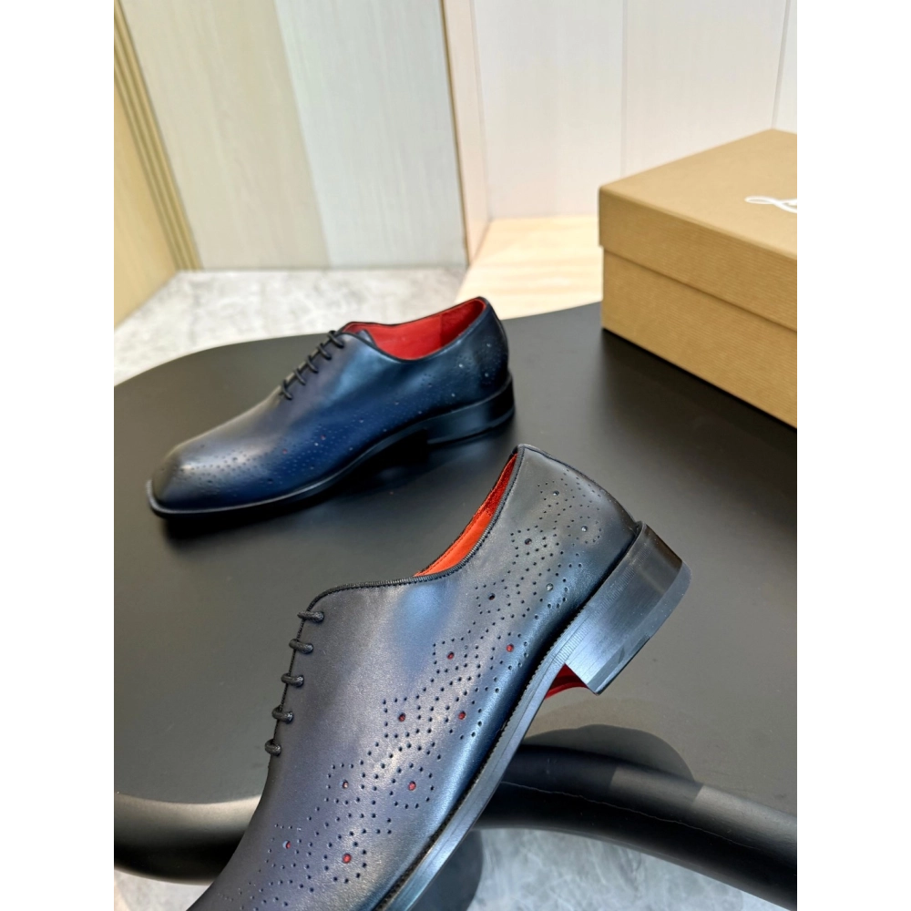 Christian Louboutin leather shoes 085,Oxfords,Christian Louboutin Sneakers,Luxury Shoes