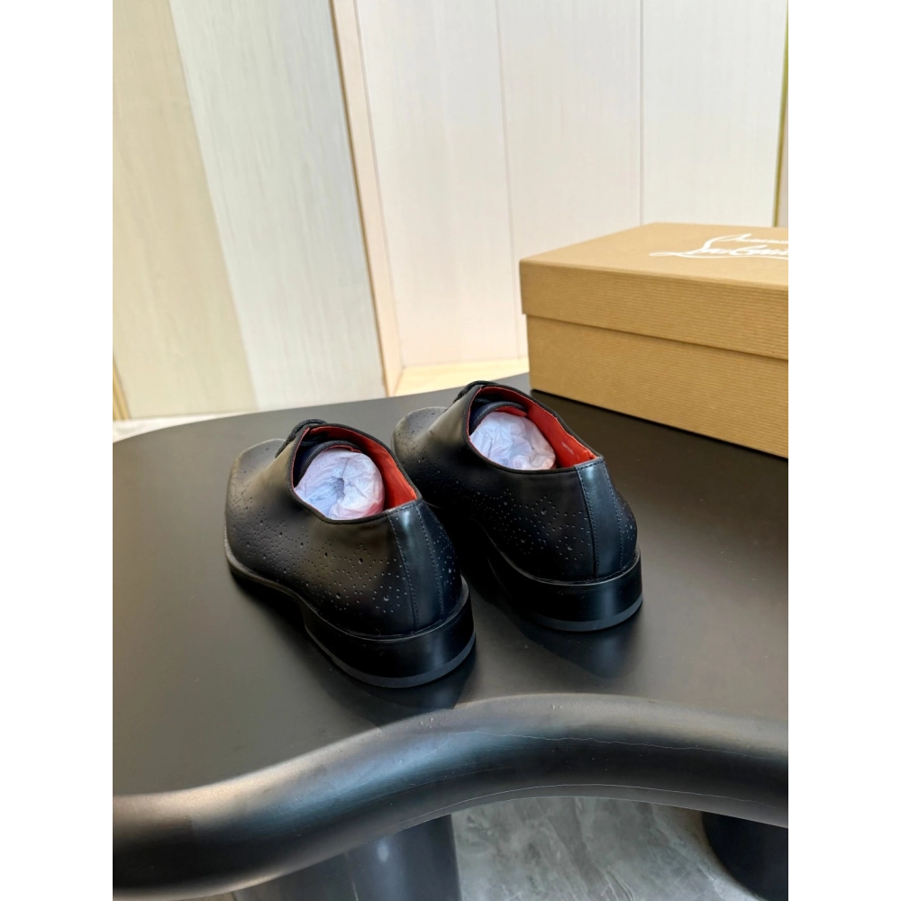 Christian Louboutin leather shoes 085,Oxfords,Christian Louboutin Sneakers,Luxury Shoes