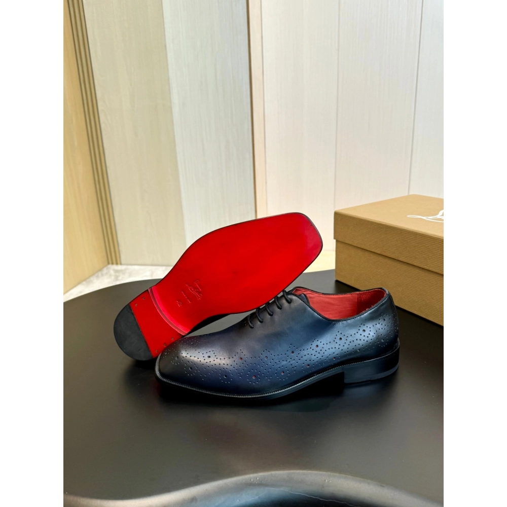 Christian Louboutin leather shoes 085,Oxfords,Christian Louboutin Sneakers,Luxury Shoes