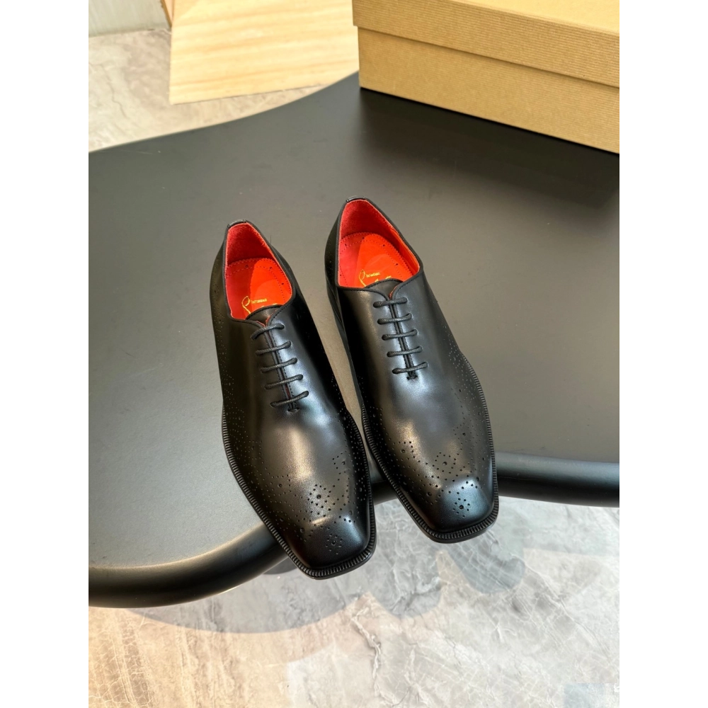 Christian Louboutin leather shoes 086,Oxfords,Christian Louboutin Sneakers,Luxury Shoes