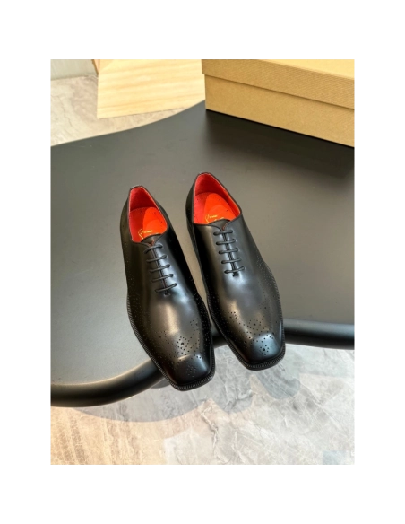 Christian Louboutin leather shoes 086,Oxfords,Christian Louboutin Sneakers,Luxury Shoes