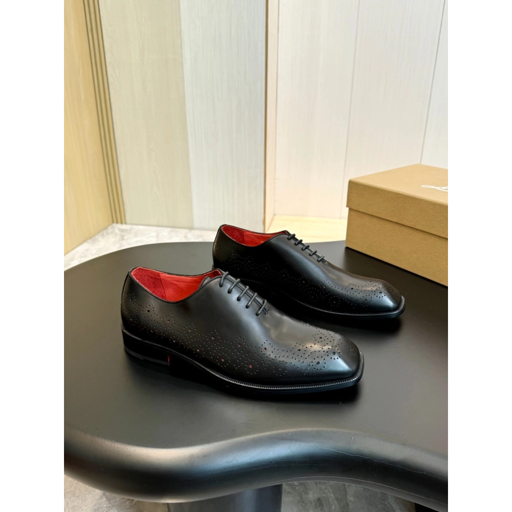 Christian Louboutin leather shoes 086,Oxfords,Christian Louboutin Sneakers,Luxury Shoes