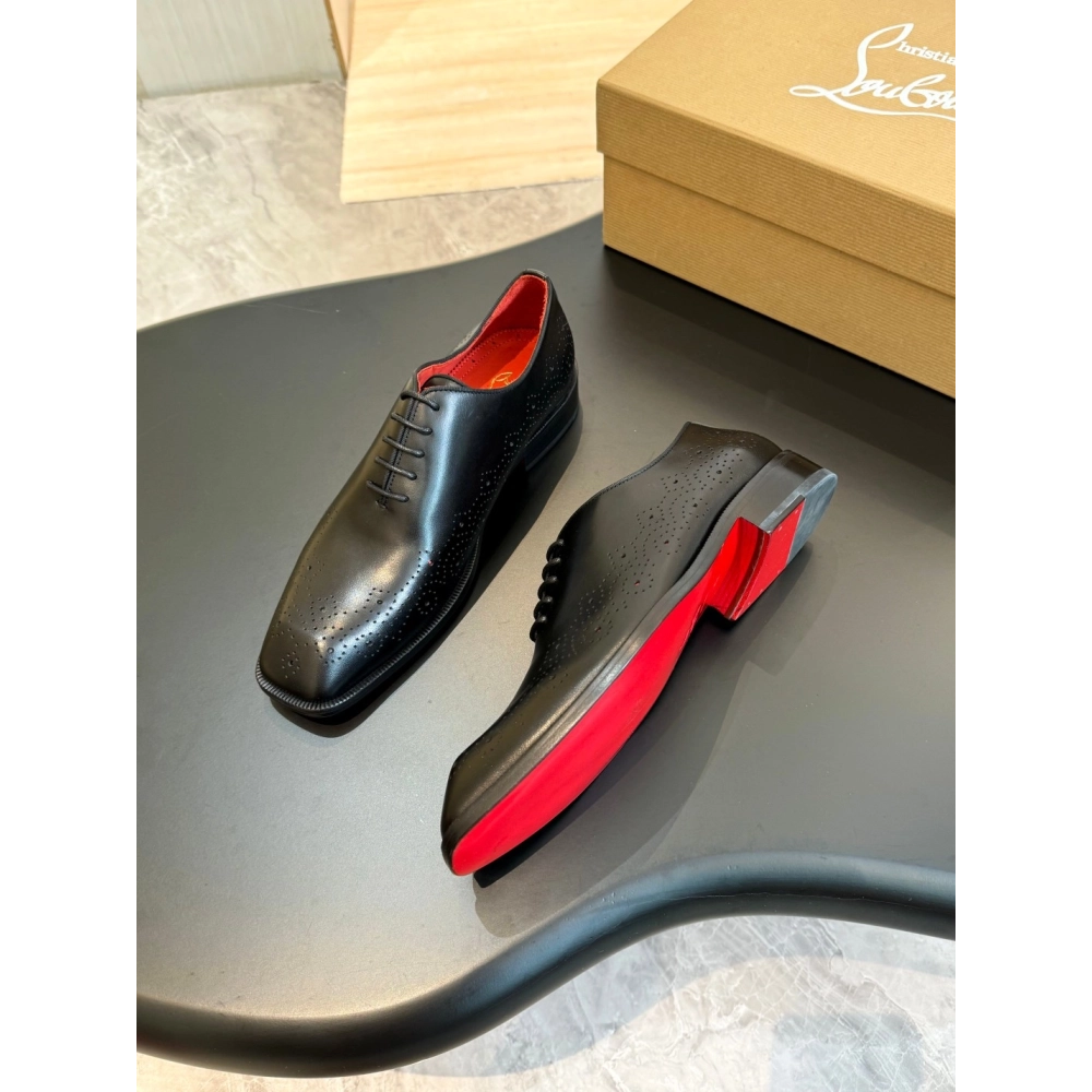 Christian Louboutin leather shoes 086,Oxfords,Christian Louboutin Sneakers,Luxury Shoes