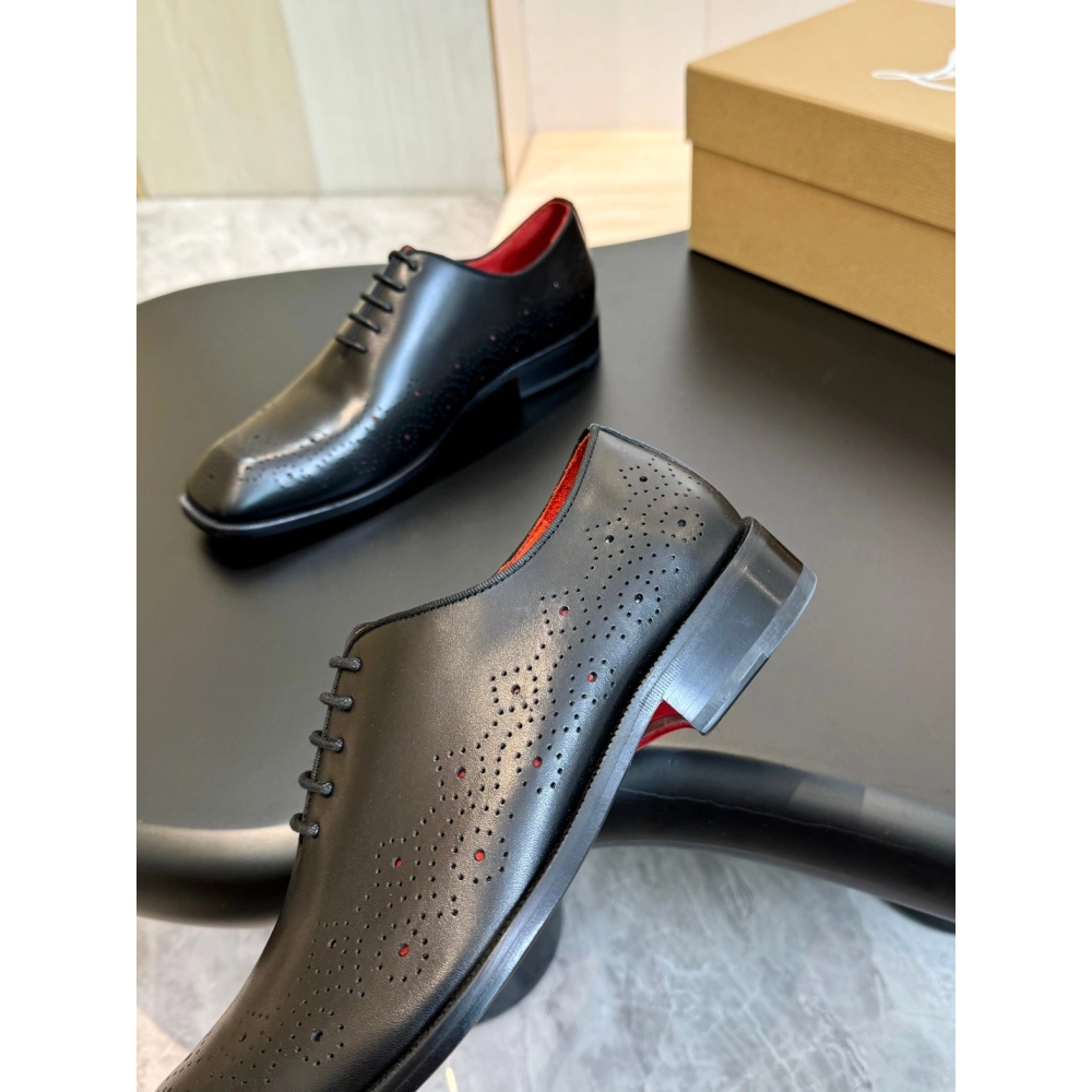 Christian Louboutin leather shoes 086,Oxfords,Christian Louboutin Sneakers,Luxury Shoes