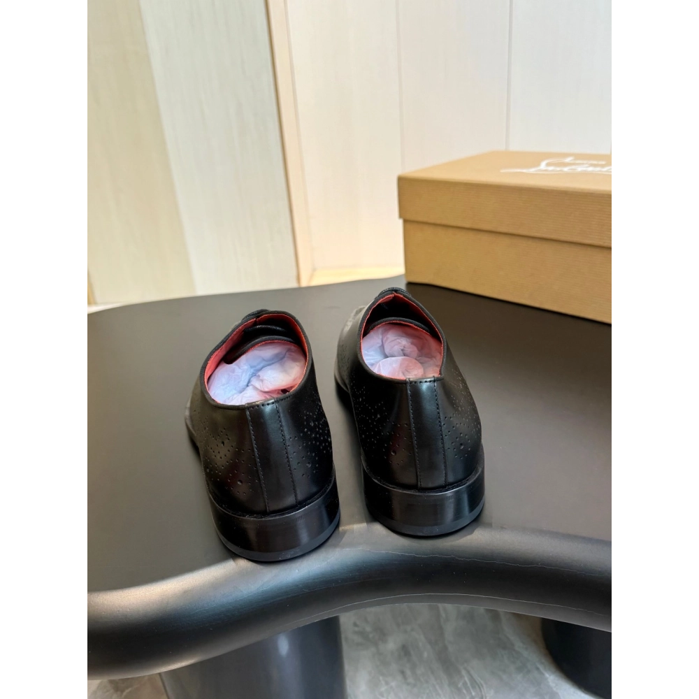 Christian Louboutin leather shoes 086,Oxfords,Christian Louboutin Sneakers,Luxury Shoes