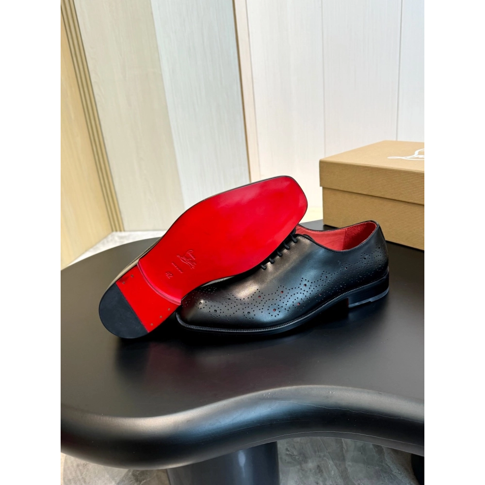 Christian Louboutin leather shoes 086,Oxfords,Christian Louboutin Sneakers,Luxury Shoes
