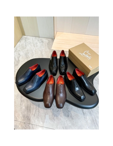Christian Louboutin leather shoes 086,Oxfords,Christian Louboutin Sneakers,Luxury Shoes