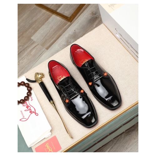 Christian Louboutin leather shoes 078,Oxfords,Christian Louboutin Sneakers,Luxury Shoes