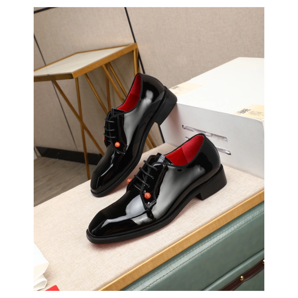 Christian Louboutin leather shoes 078,Oxfords,Christian Louboutin Sneakers,Luxury Shoes