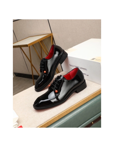 Christian Louboutin leather shoes 078,Oxfords,Christian Louboutin Sneakers,Luxury Shoes