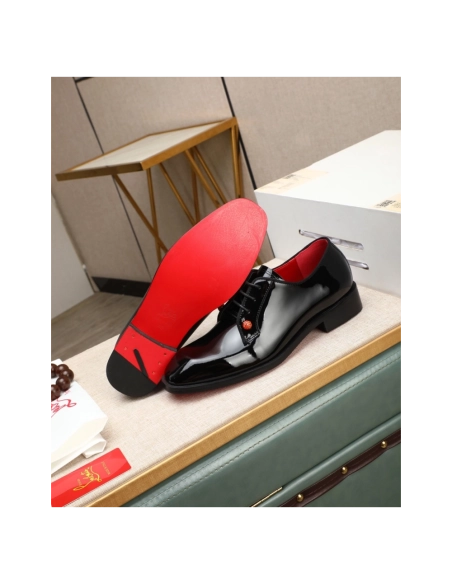 Christian Louboutin leather shoes 078,Oxfords,Christian Louboutin Sneakers,Luxury Shoes