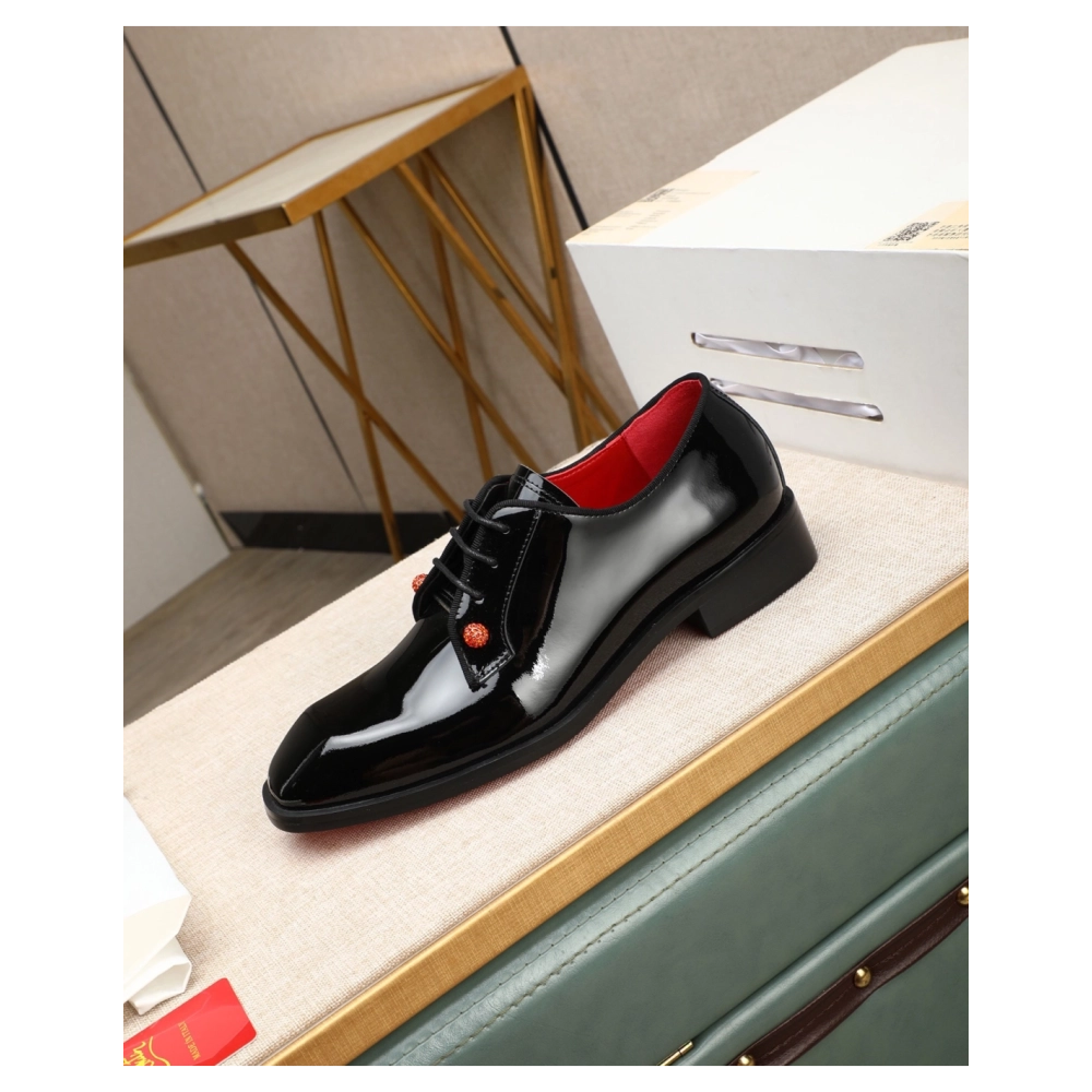 Christian Louboutin leather shoes 078,Oxfords,Christian Louboutin Sneakers,Luxury Shoes