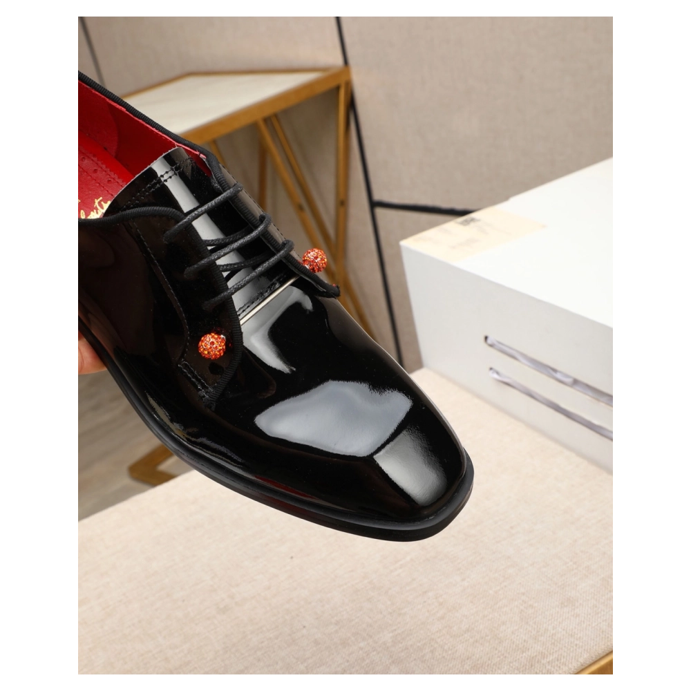 Christian Louboutin leather shoes 078,Oxfords,Christian Louboutin Sneakers,Luxury Shoes