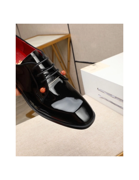 Christian Louboutin leather shoes 078,Oxfords,Christian Louboutin Sneakers,Luxury Shoes