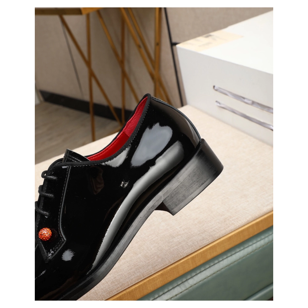 Christian Louboutin leather shoes 078,Oxfords,Christian Louboutin Sneakers,Luxury Shoes