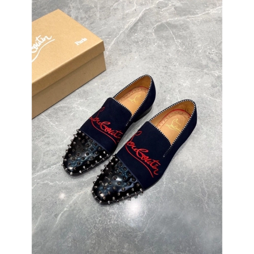 Christian Louboutin leather shoes 080,Oxfords,Christian Louboutin Sneakers,Luxury Shoes