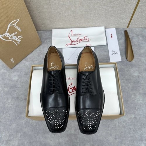 Christian Louboutin leather shoes 081,Oxfords,Christian Louboutin Sneakers,Luxury Shoes