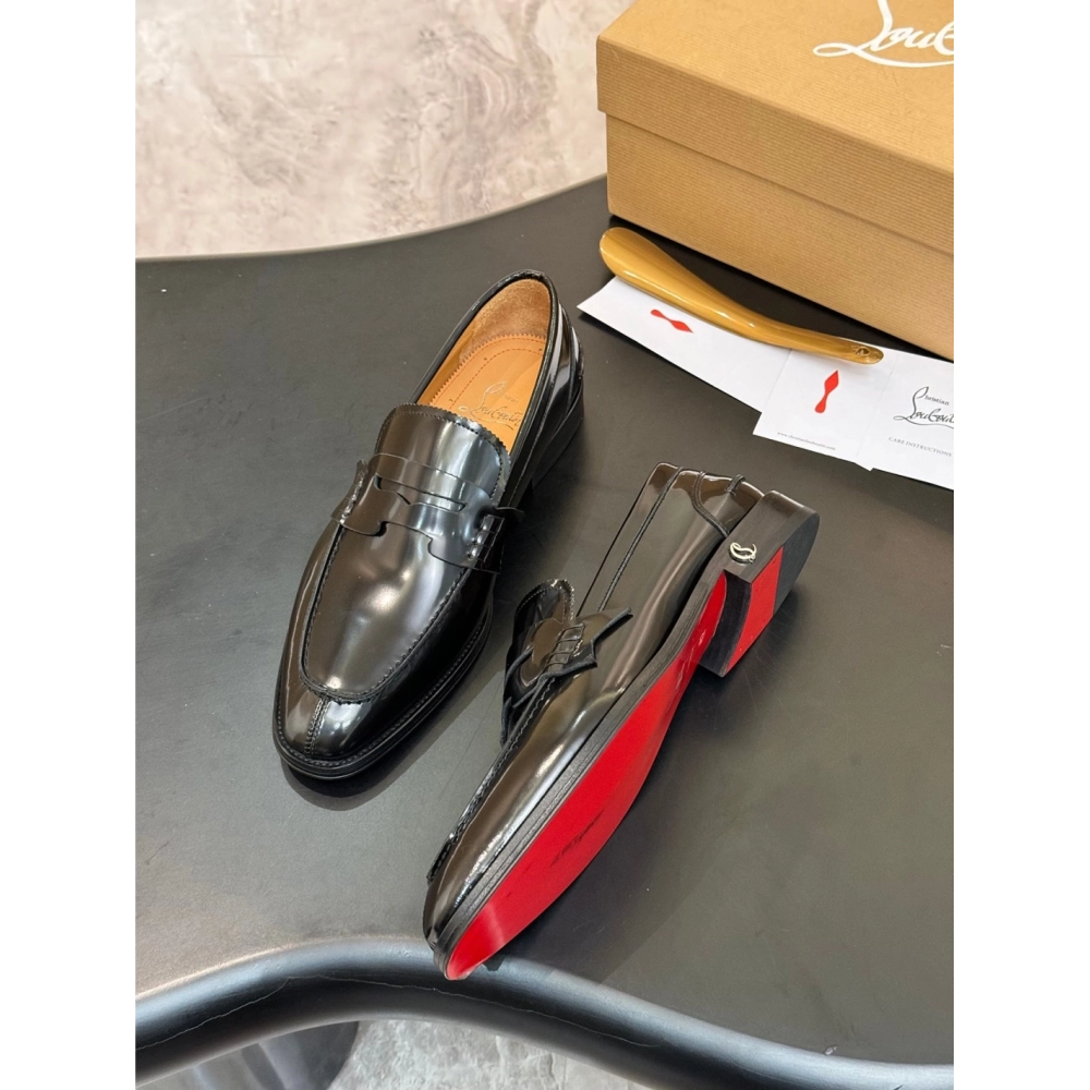 Christian Louboutin leather shoes 094,Oxfords,Christian Louboutin Sneakers,Luxury Shoes