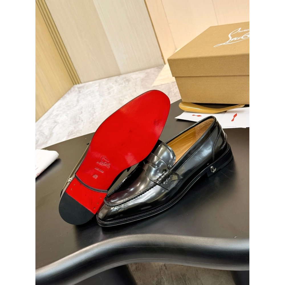 Christian Louboutin leather shoes 094,Oxfords,Christian Louboutin Sneakers,Luxury Shoes