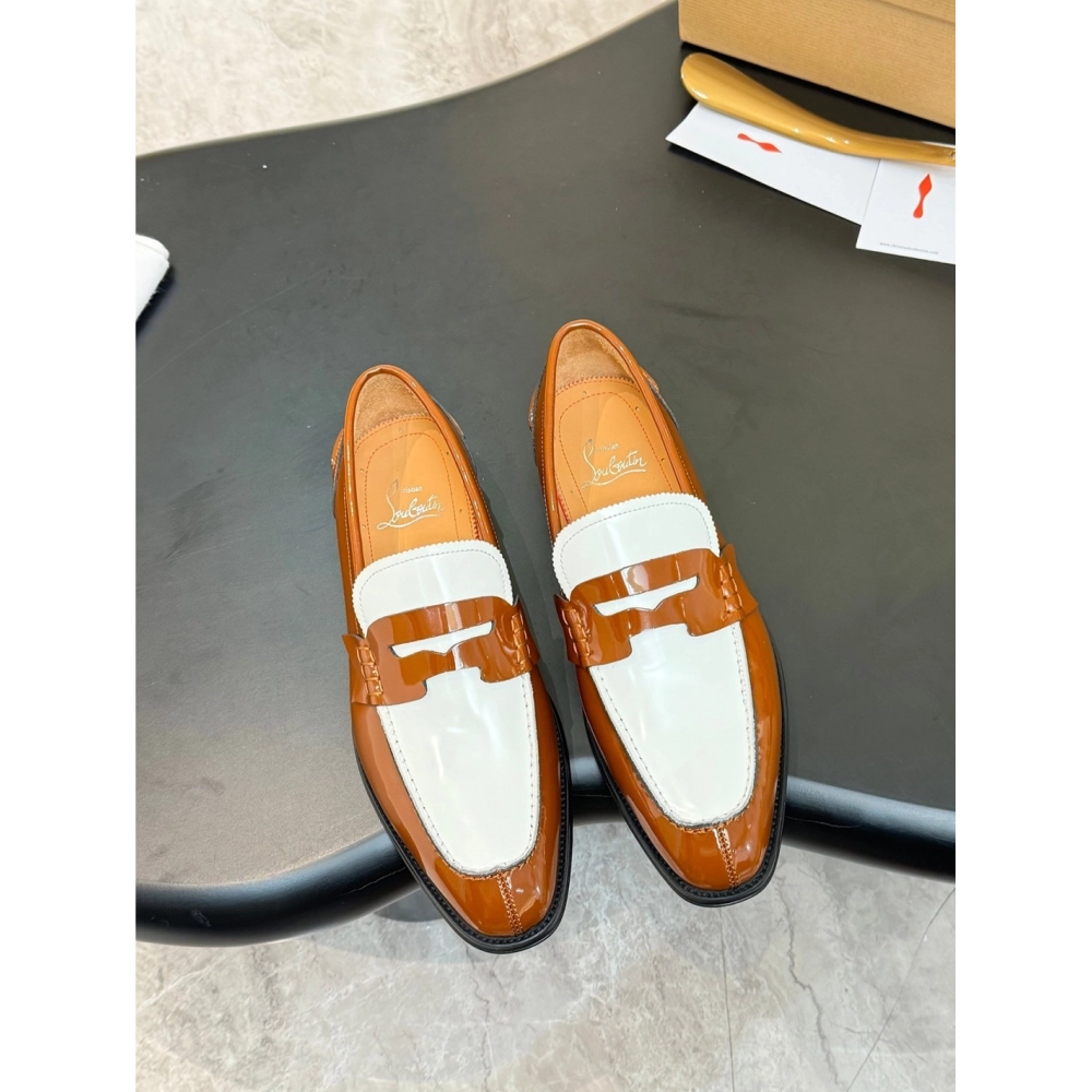 Christian Louboutin leather shoes 095,Oxfords,Christian Louboutin Sneakers,Luxury Shoes