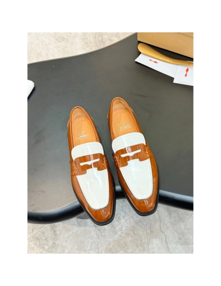 Christian Louboutin leather shoes 095,Oxfords,Christian Louboutin Sneakers,Luxury Shoes