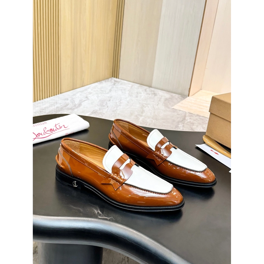 Christian Louboutin leather shoes 095,Oxfords,Christian Louboutin Sneakers,Luxury Shoes