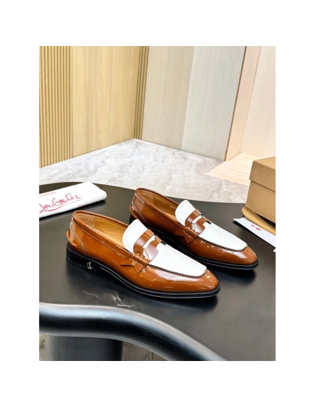 Christian Louboutin leather shoes 095,Oxfords,Christian Louboutin Sneakers,Luxury Shoes
