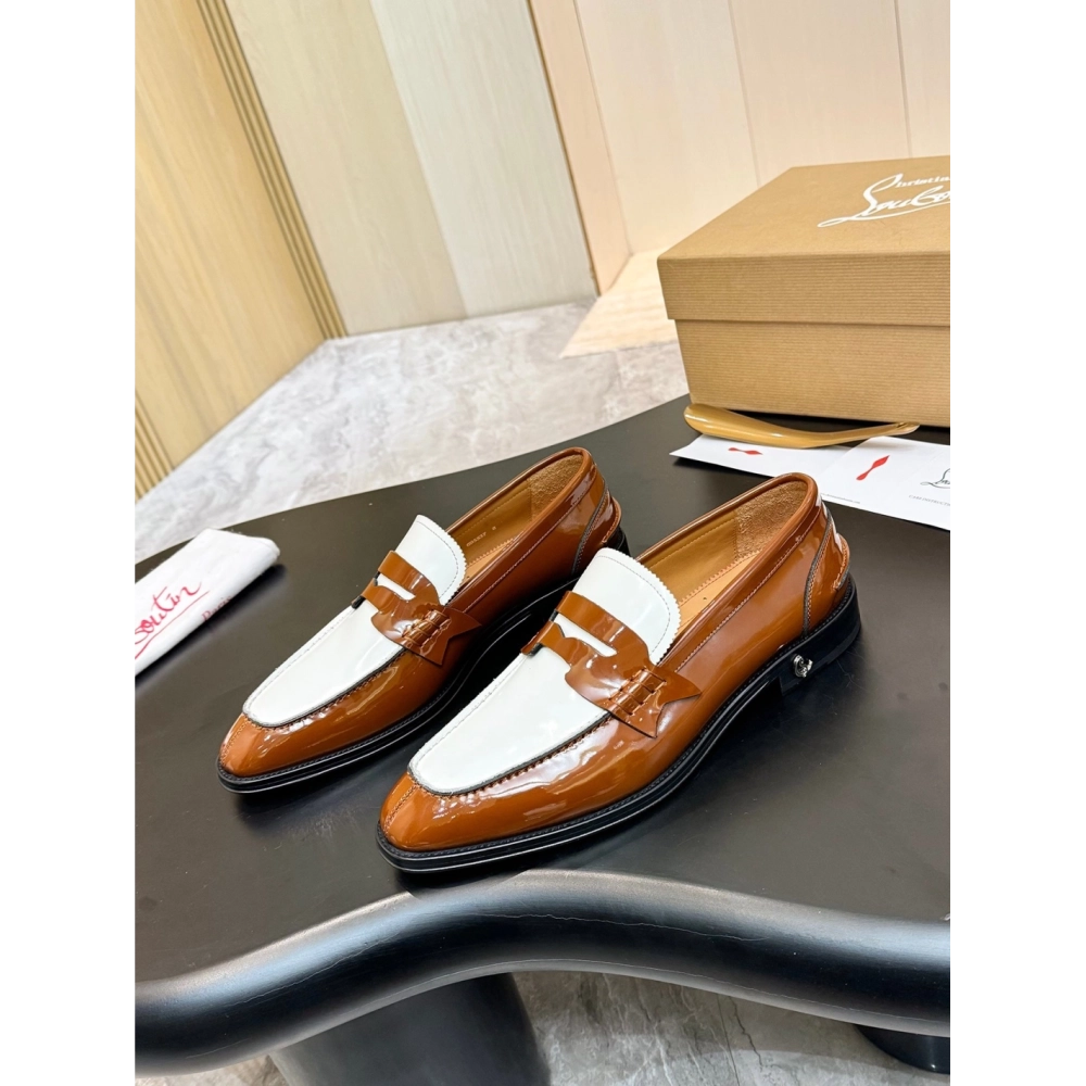 Christian Louboutin leather shoes 095,Oxfords,Christian Louboutin Sneakers,Luxury Shoes