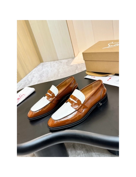 Christian Louboutin leather shoes 095,Oxfords,Christian Louboutin Sneakers,Luxury Shoes